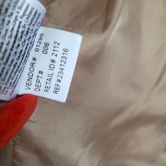 Eddie Bauer Seattle Suede Leather Jacket Small Coat Tan - Picture 11 of 15